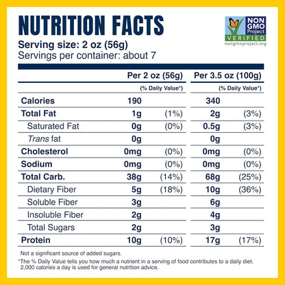 good source of dietary fiber for added satiety and digestive health