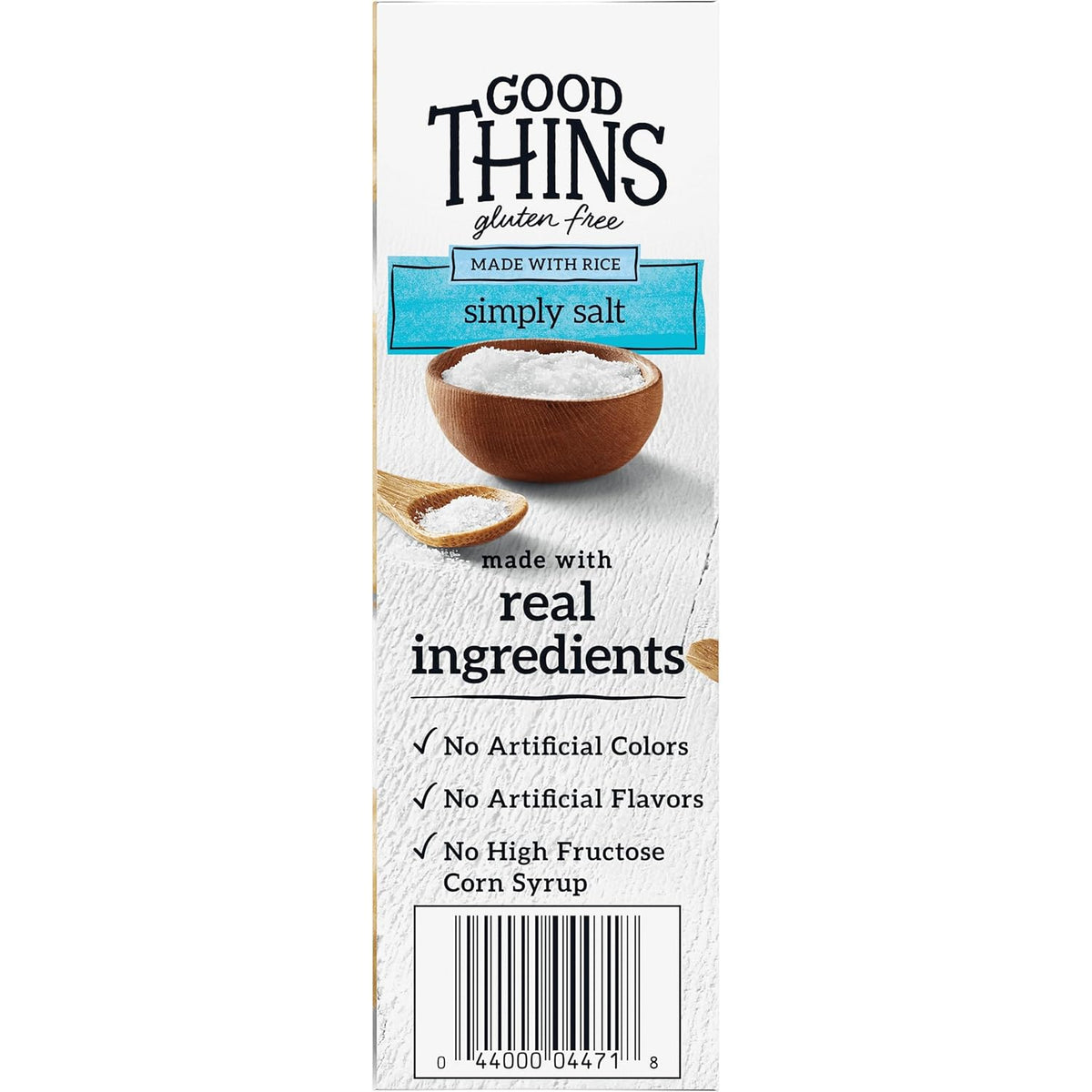 Good Thins Simply Salt Rice Snacks Gluten Free Crackers for Sensitive Stomach Pantry, Light Pre-Dinner Nibble