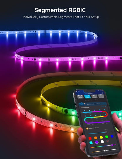 Govee RGBIC LED Strip Lights – Trendy Birthday Gift for Teens and Young Adults, App-Controlled Room Upgrade, 16.4ft