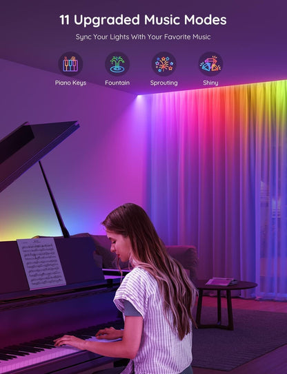 Govee RGBIC LED Strip Lights – Trendy Birthday Gift for Teens and Young Adults, App-Controlled Room Upgrade, 16.4ft