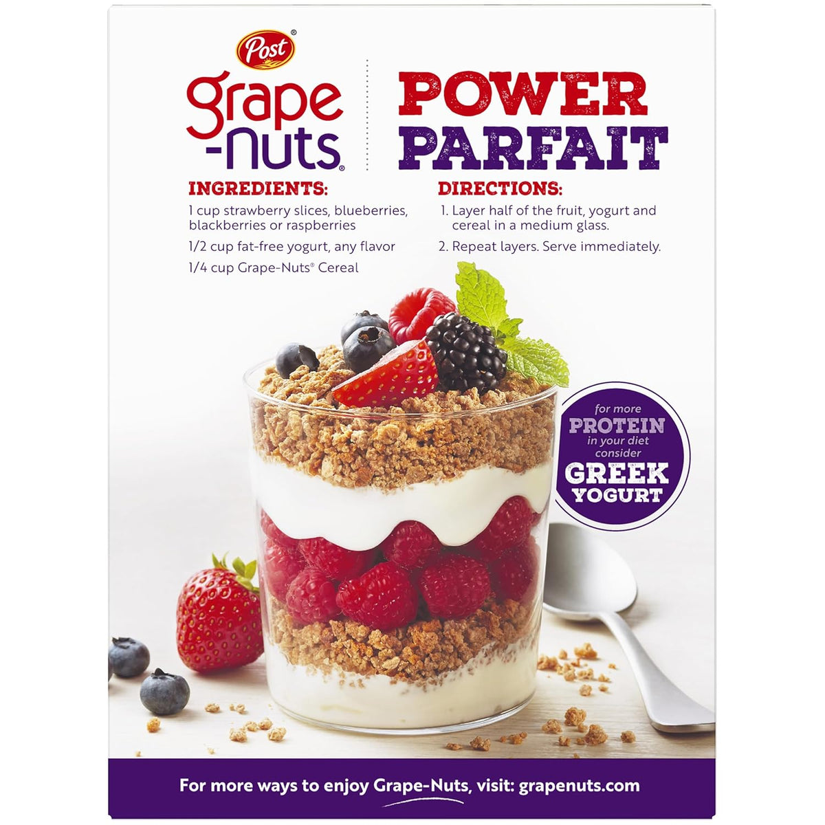 Grape-Nuts Original Breakfast Cereal – Energy-Dense Trail Snack for the Camp Pantry, Whole Grain Fuel for Backcountry Breakfasts