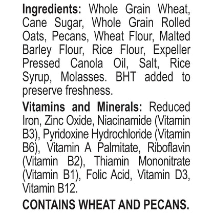 Great Grains Crunchy Pecan Cereal – No Artificial Flavors Whole Grain Cereal for the Family Breakfast Table, 19 Ounce