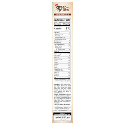 Great Grains Crunchy Pecans Cereal – Thoughtful Heart-Healthy Gift Basket Idea for Mom