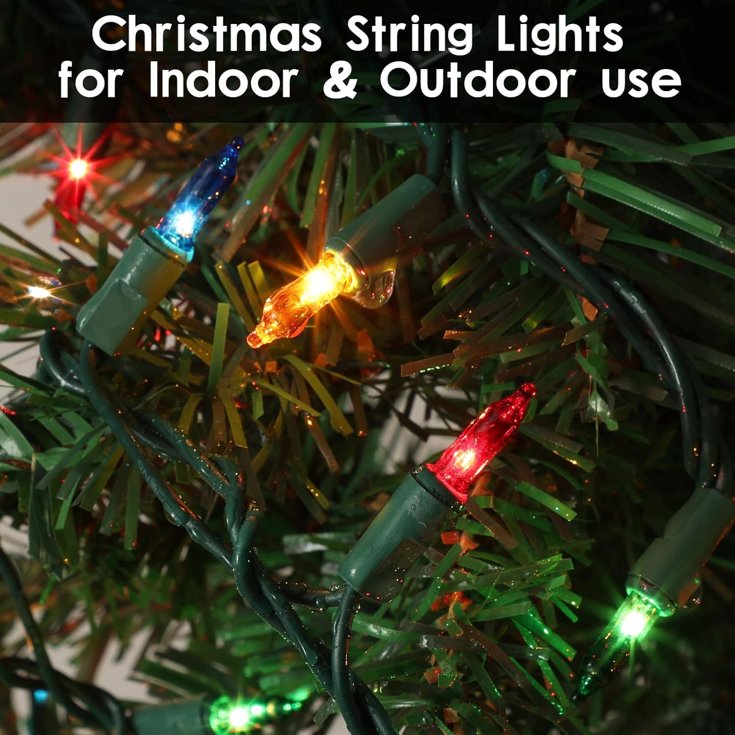green 22 awg copper wire that camouflages against tree branches and garland