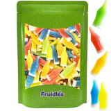Fruidles Original Wax Bottles Candy – Holiday Stocking Stuffer and Small Christmas Gift for Adults, Half Pound