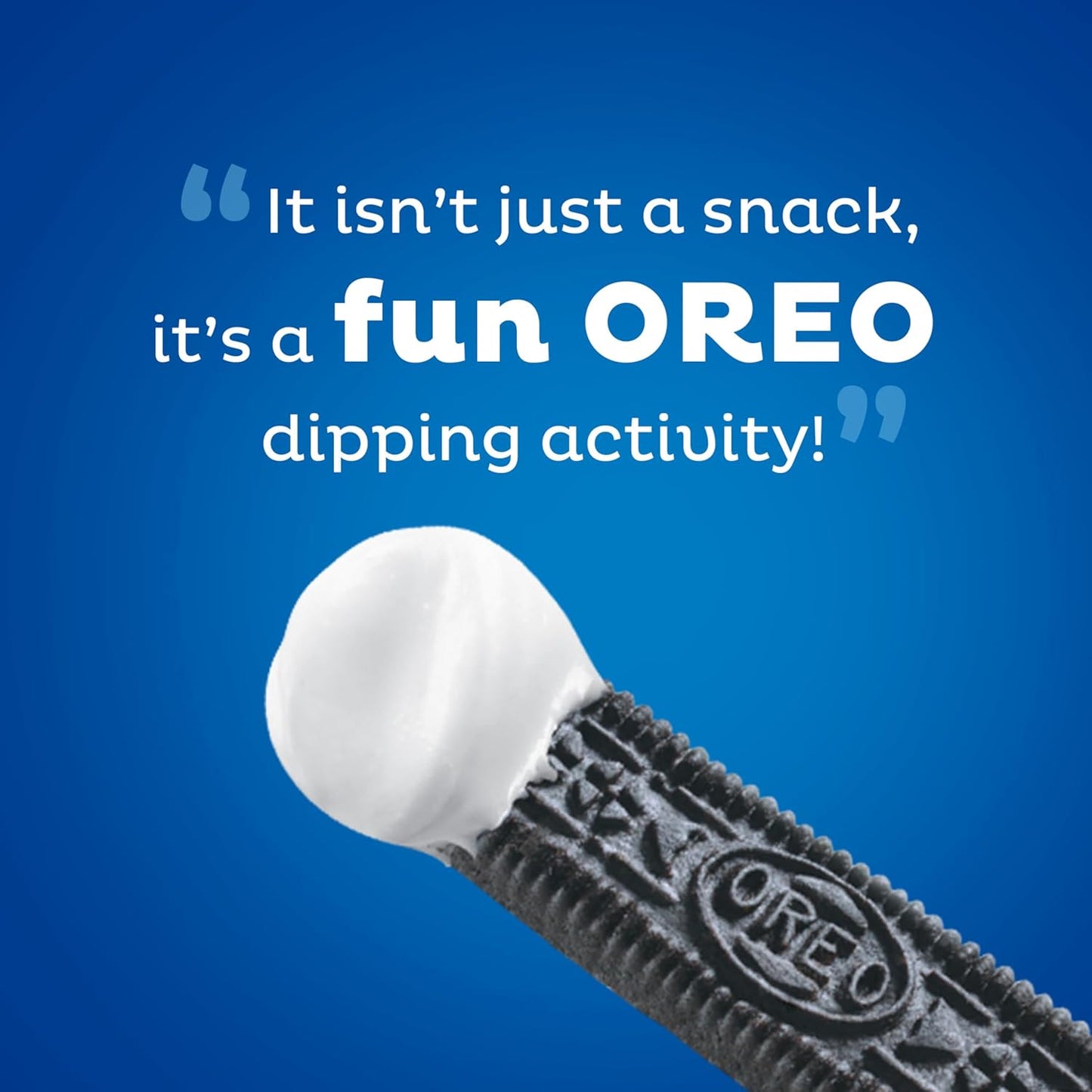 Handi-Snacks OREO Cookie Sticks 'N Creme Dip Snack Packs for Office Desk Drawers, Breakrooms, and Commuter Bags, 20 Count