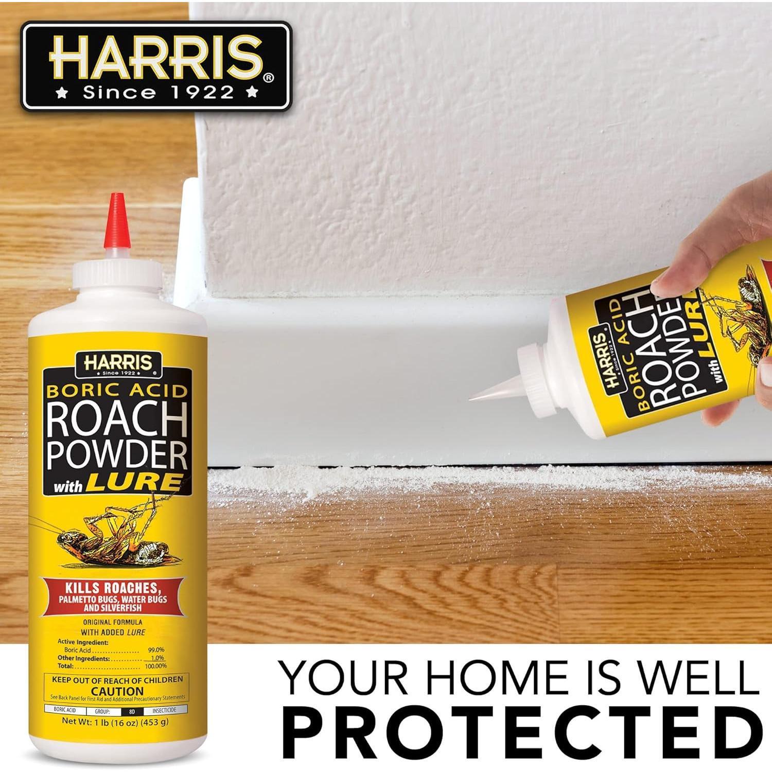 HARRIS Insect Killer Powder with Lure – Hygienic Living Space Treatment for Wellness-Focused Homeowners