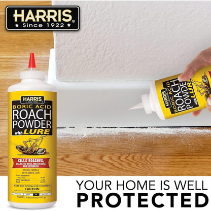 HARRIS Insect Killer Powder with Lure – Hygienic Living Space Treatment for Wellness-Focused Homeowners