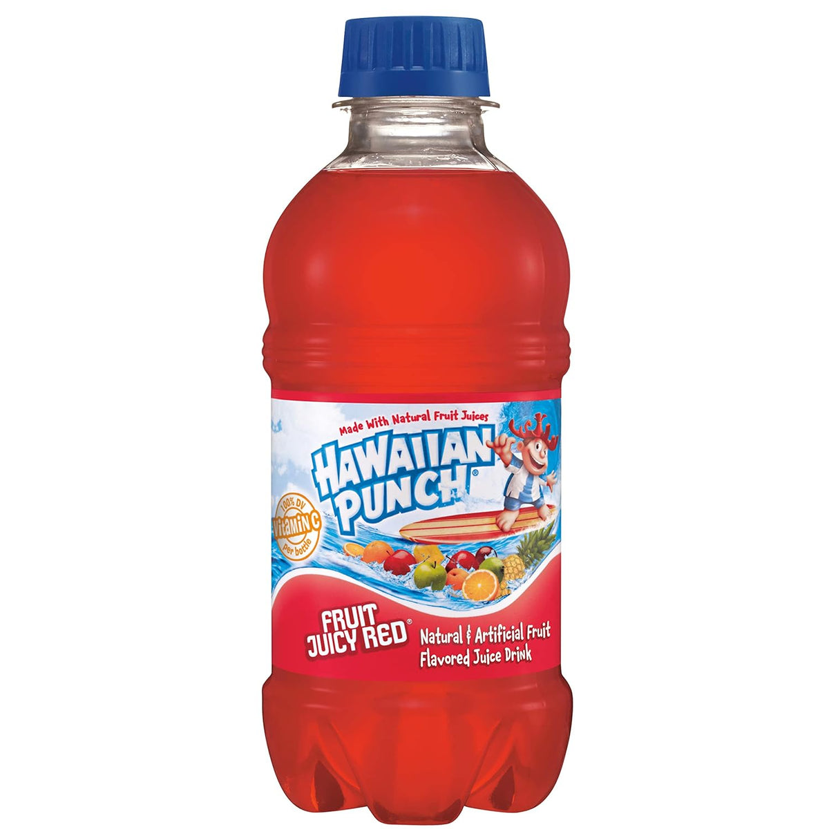 Hawaiian Punch Fruit Juicy Red Juice 24 Count – Gluten-Free, Vitamin C Drink for Kids' Backyard and Pool Parties