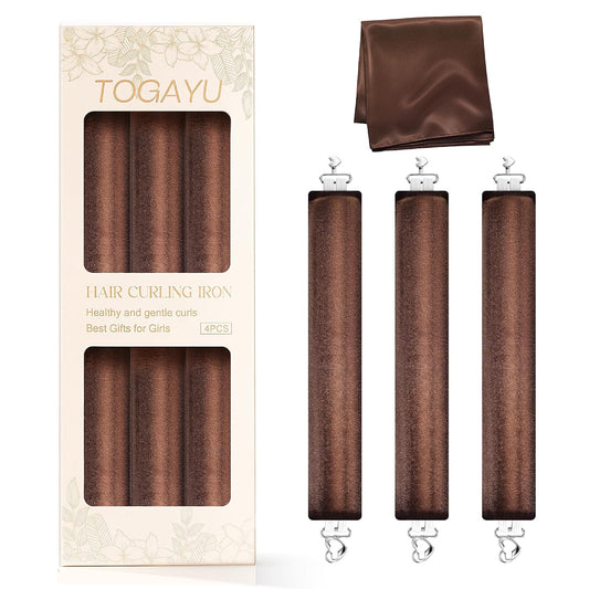 heatless jumbo velvet curlers with pillowy snag-free surface