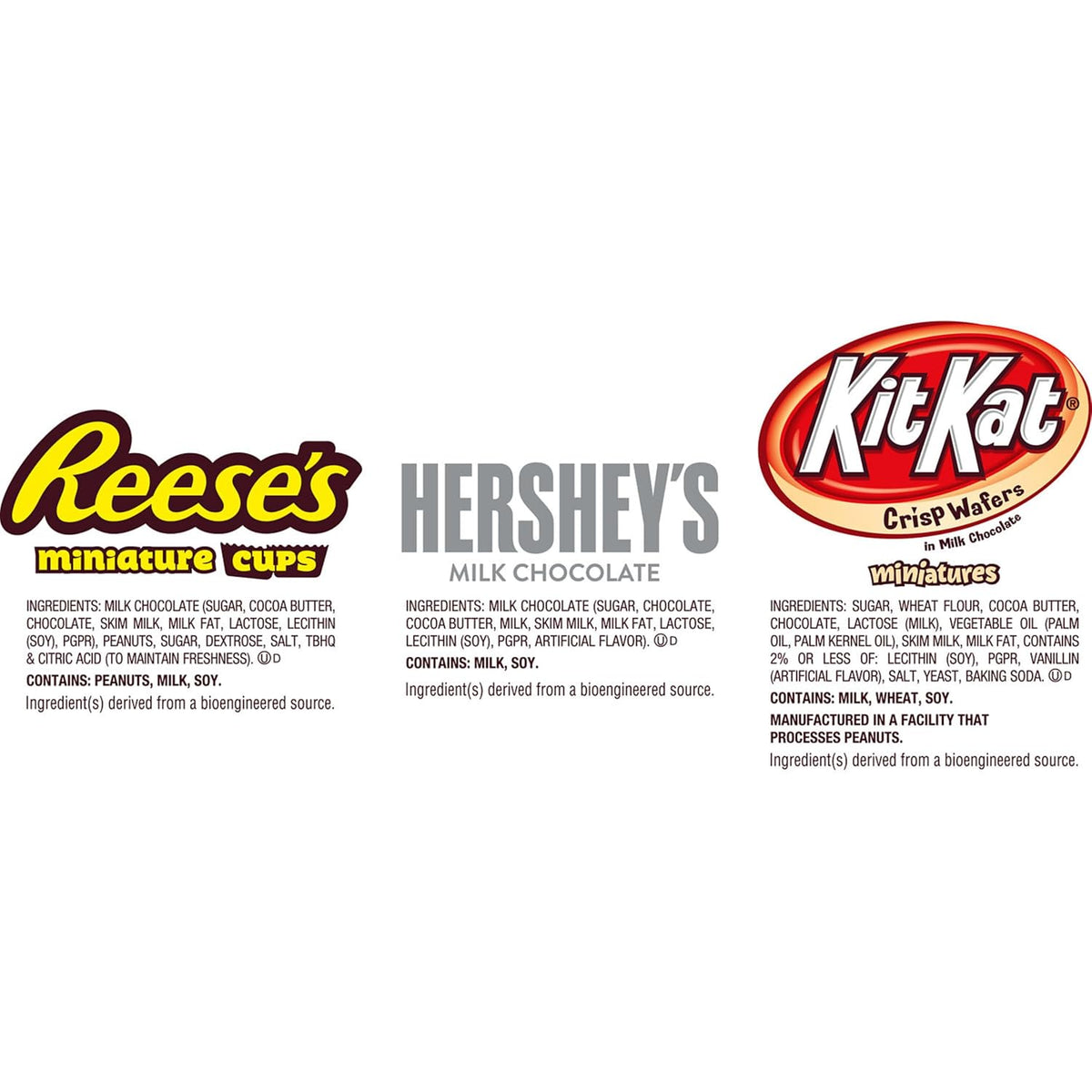 HERSHEY'S Assorted Chocolate Halloween Candy Bulk Variety Pack – All-Weather Candy Assortment for Patio Parties and Block Events