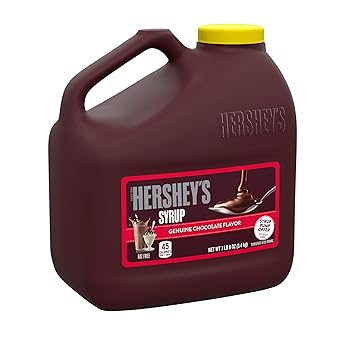 HERSHEY'S Chocolate Syrup 24 oz – Portable Squeezable Topping for Picnics and Patio Desserts