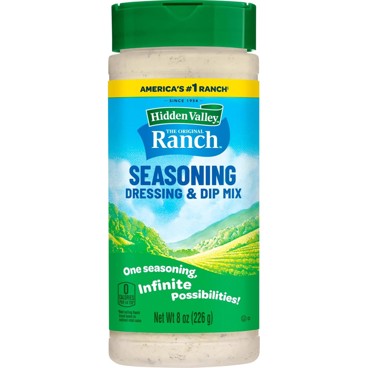Hidden Valley Original Ranch Seasoning Mix - Practical Hostess and Housewarming Gift for Ranch Lovers, 8 oz Canister
