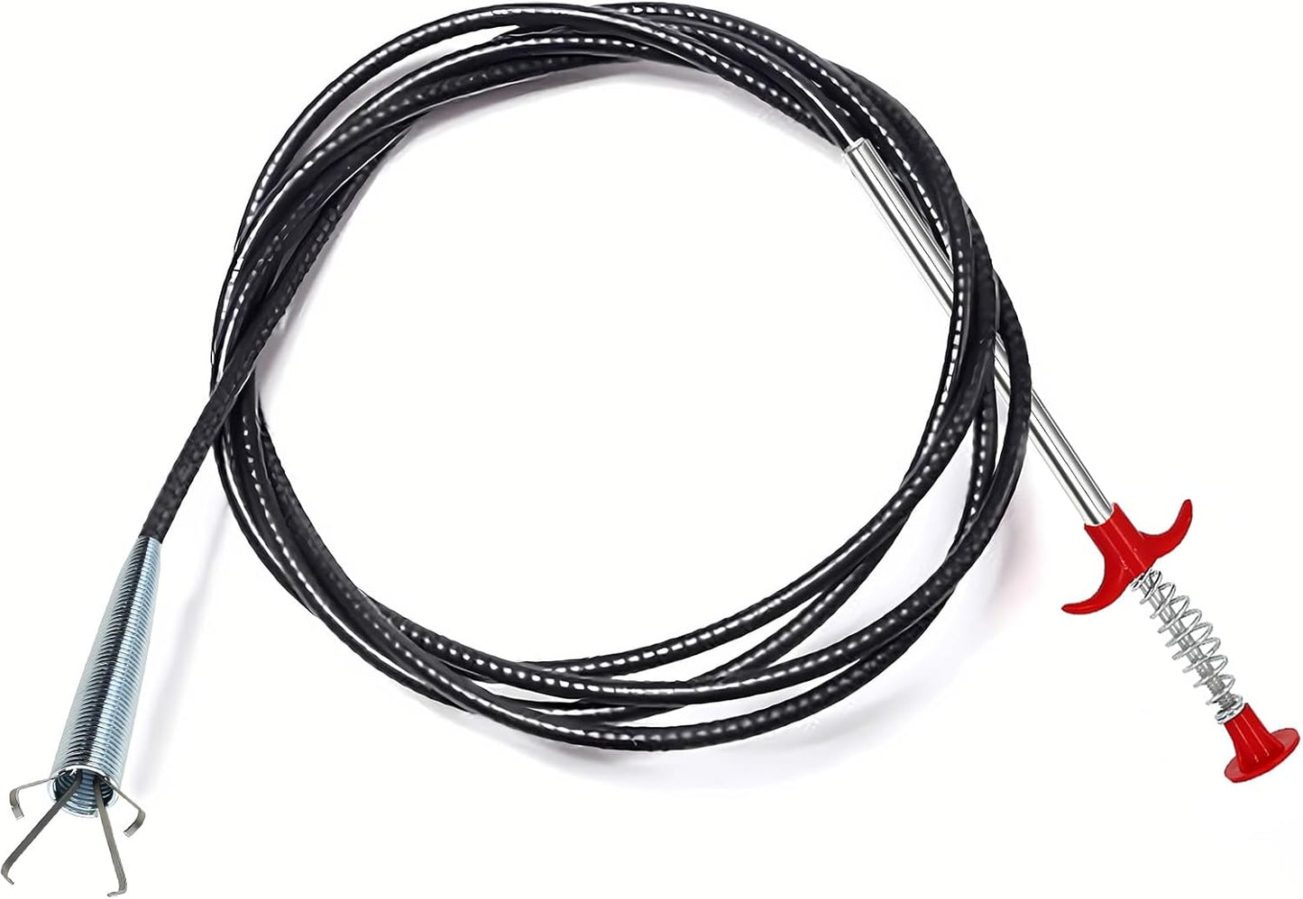 high-toughness spring steel core for flexibility and deep reach