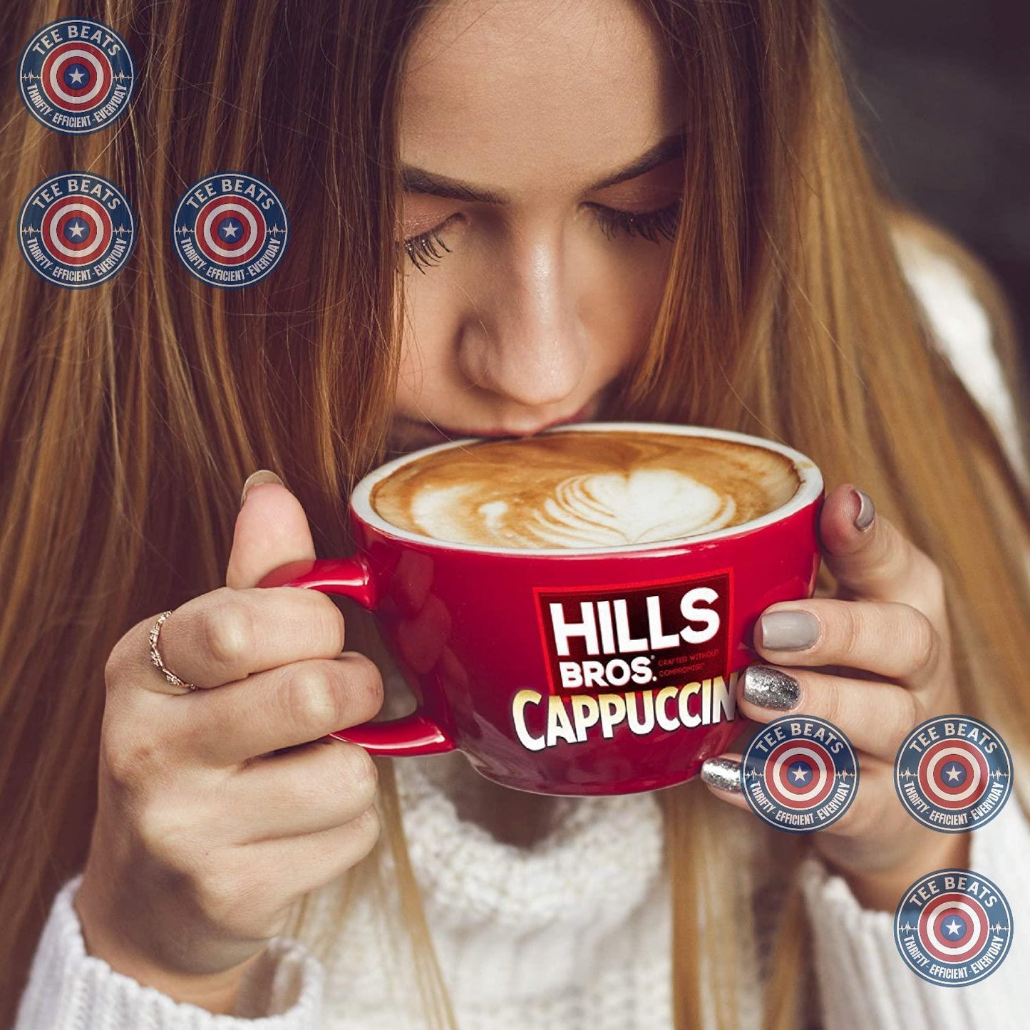 Hills Bros. Sugar Free French Vanilla Instant Cappuccino – Thoughtful Stocking Stuffer for the Coffee Lover on Your List