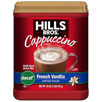 Hills Bros. Sugar Free French Vanilla Instant Cappuccino – Thoughtful Stocking Stuffer for the Coffee Lover on Your List