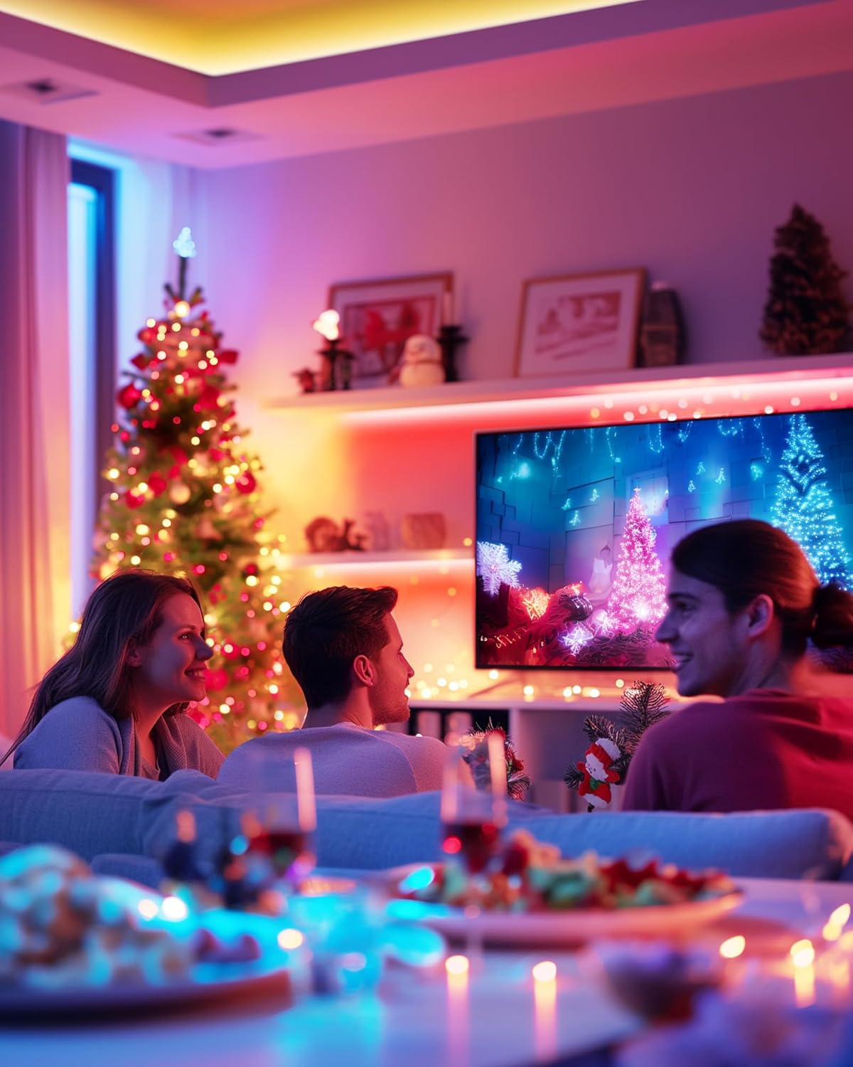 HitLights LED Strip Lights – Thoughtful Birthday Gift for Her, Dimmable RGB TV Backlight with Remote