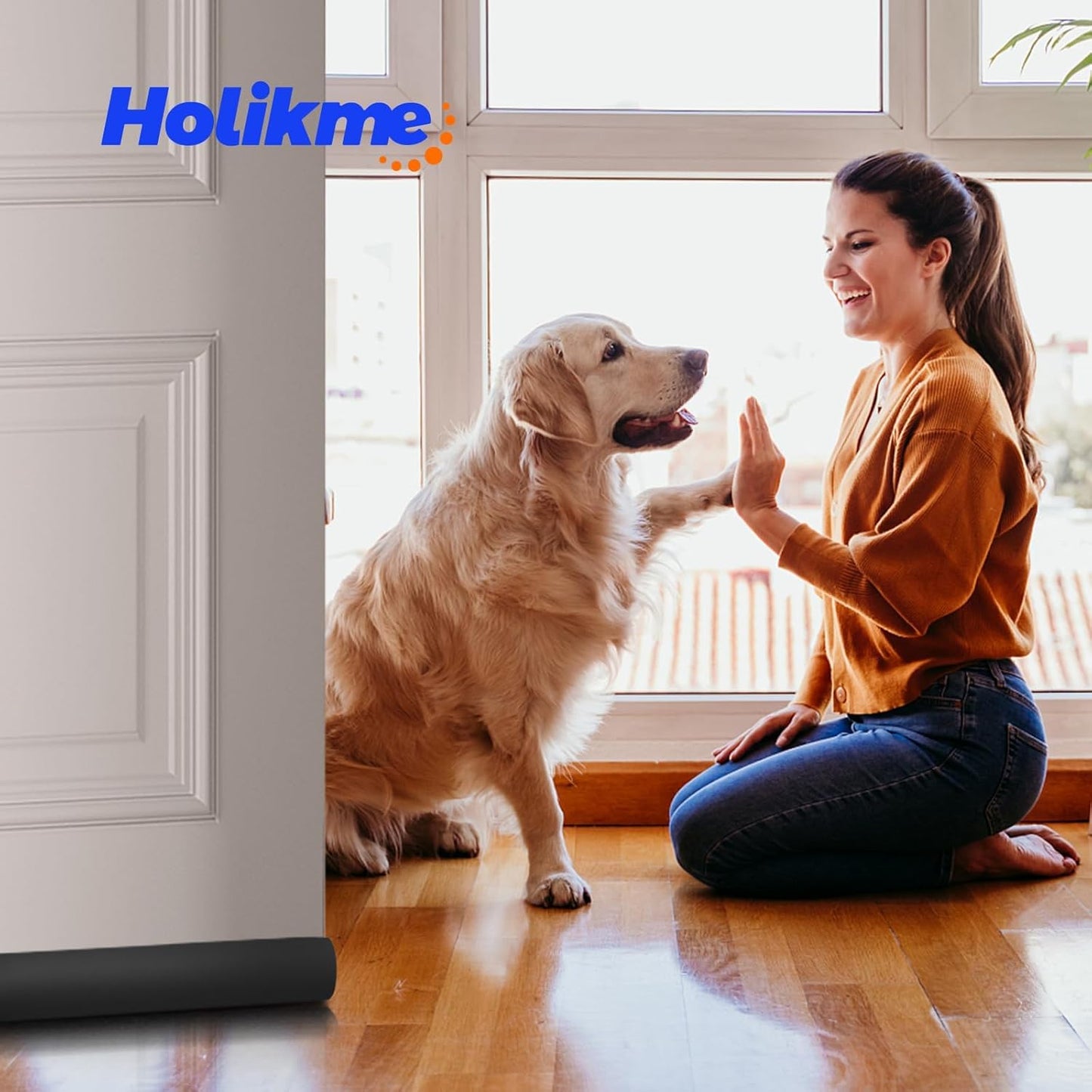 Holikme Door Draft Stopper – Allergy Relief Under Door Seal for Bedroom Air Quality and Better Sleep