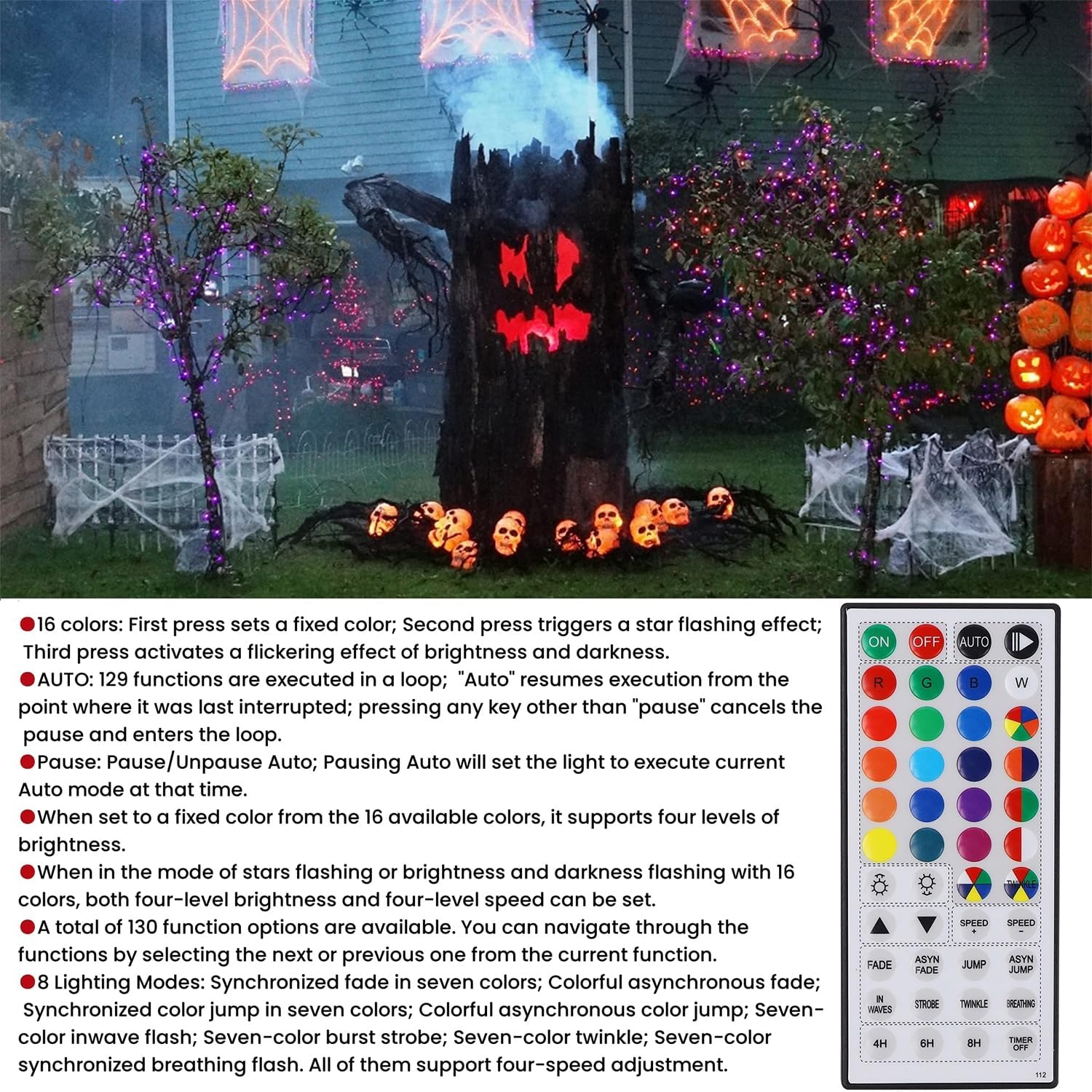 HOME LIGHTING 66ft RGB Mini Lights – Ready-to-Give Birthday Gift for Mom, Decorative Gift Box with Remote and Timer