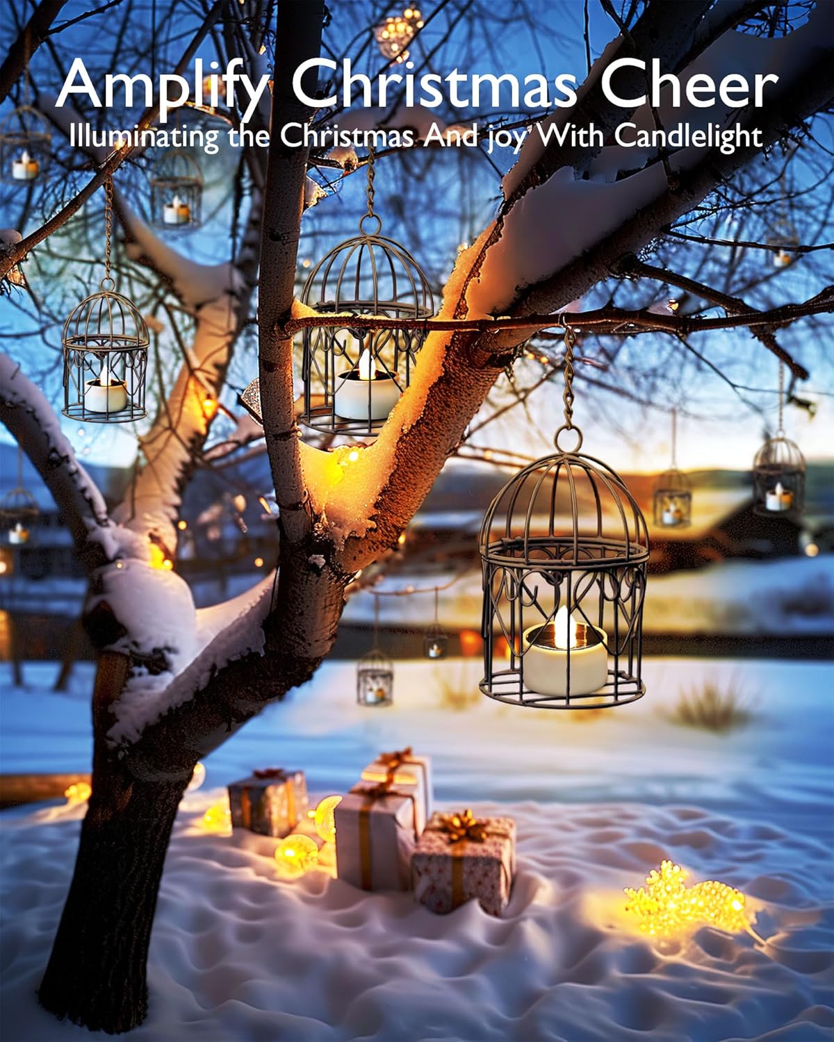Homemory Solar Tea Lights – Portable Flickering LED Candles for Patio Tables, Camping Nights, and Outdoor Dinner Parties