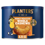 PLANTERS Deluxe Salted Cashews – Elegant Valentine's Day Gift for Him, Kosher Certified Snack Canister