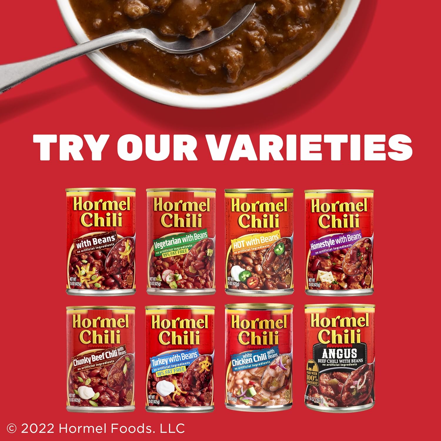 HORMEL Chunky Beef Chili with Beans — No-Refrigeration Protein for Camping and Road Trips