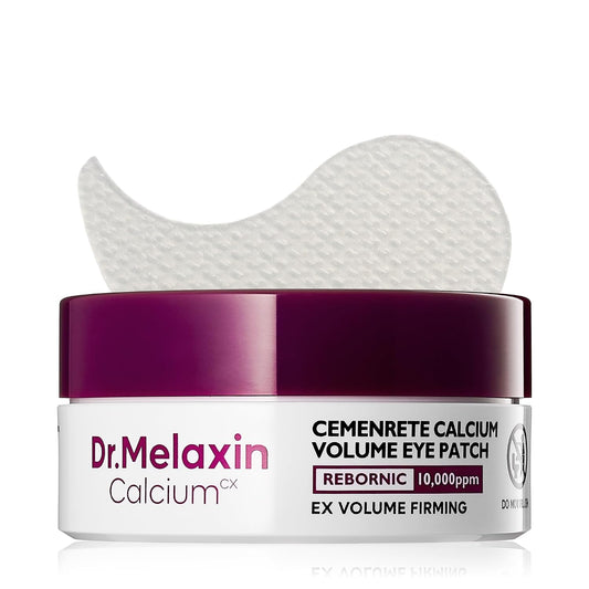hydrogel patch format that adheres to facial contours for hands-free wear
