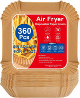 Boribim 8-Inch Silicone Air Fryer Liners – Non-Stick Healthy Cooking Liner for the Modern Home Chef