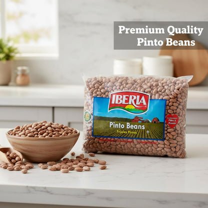 Iberia Pinto Beans 4 lb – Bulk Dried Beans for Weekly Meal Prep and Batch-Cooked Dinners
