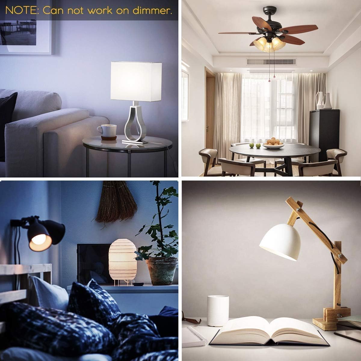 ILC RGB LED Bulb – Living Room Mood Lighting with 12 Colors and Dimmable Warmth