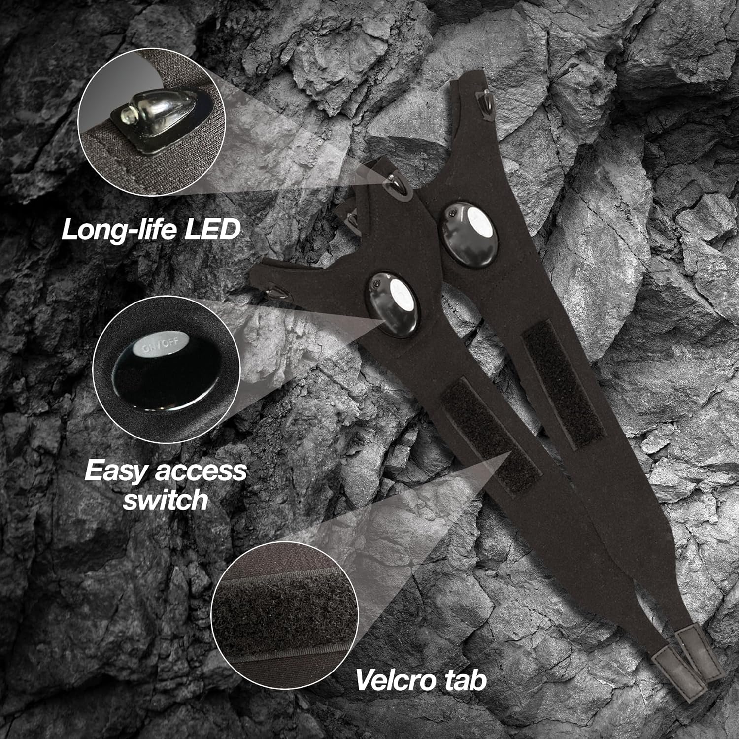 includes 4 cr2016/cr2032 button batteries pre-installed plus a screwdriver for replacement, delivering up to 30 hours of use
