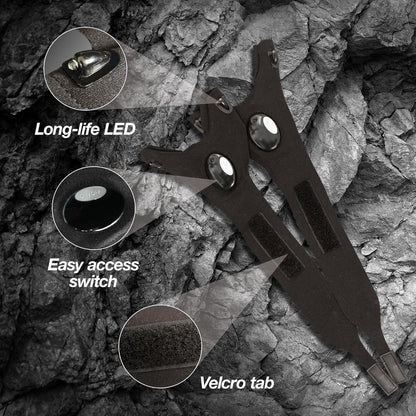 includes 4 cr2016/cr2032 button batteries pre-installed plus a screwdriver for replacement, delivering up to 30 hours of use