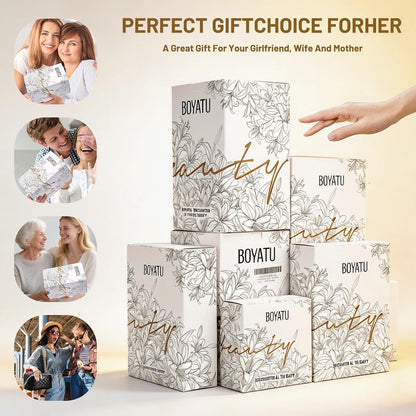 includes elegant gift box and blank personalized greeting card; available in 59 color/style combinations