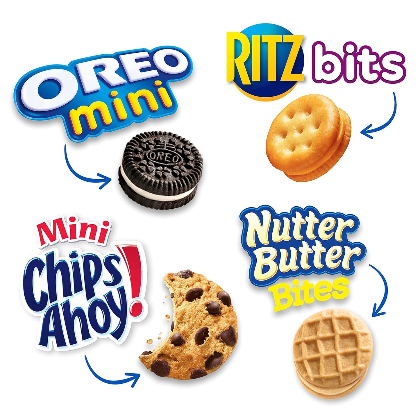 includes nutter butter bites peanut butter sandwich cookies
