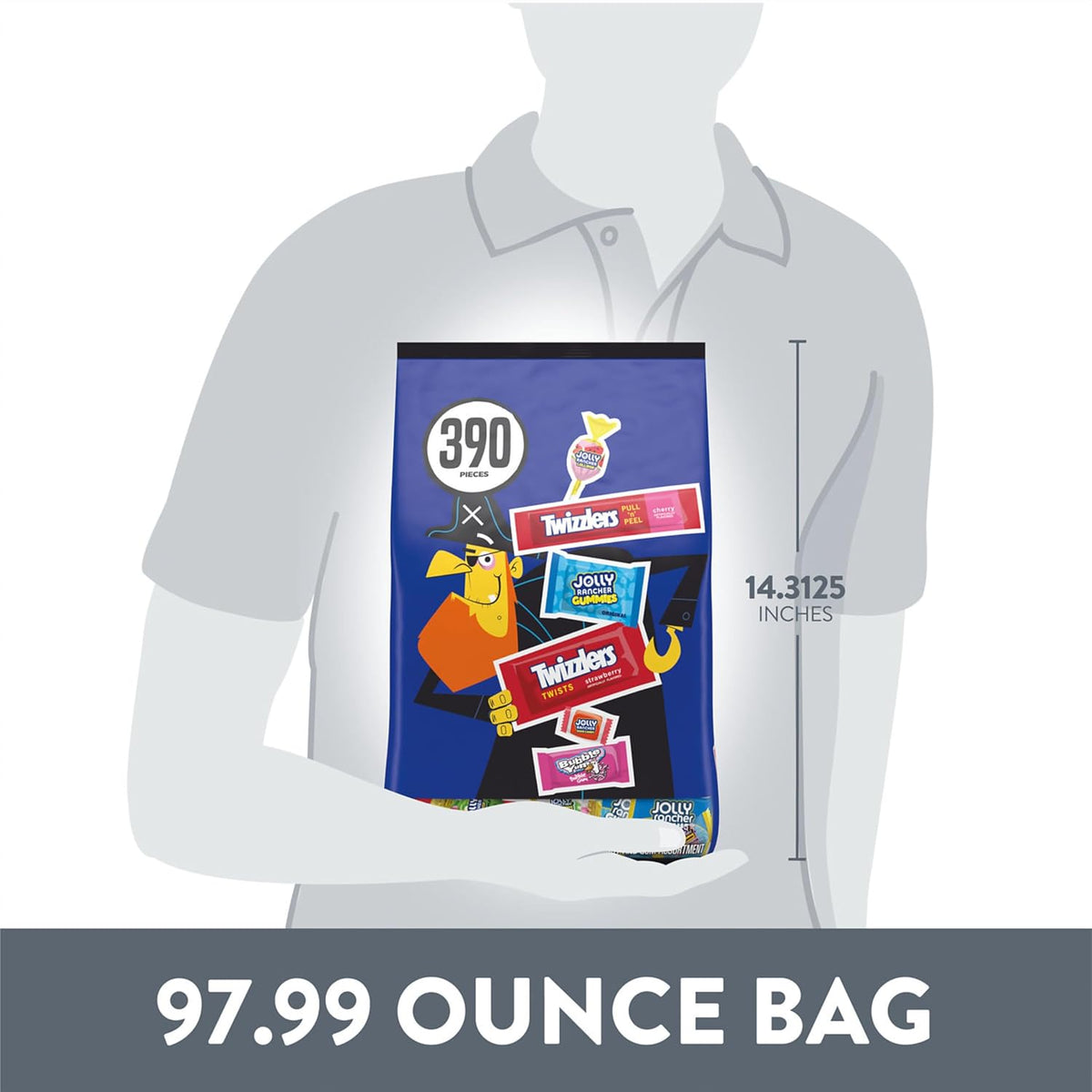 individually wrapped pieces inside a single resealable-style bulk bag