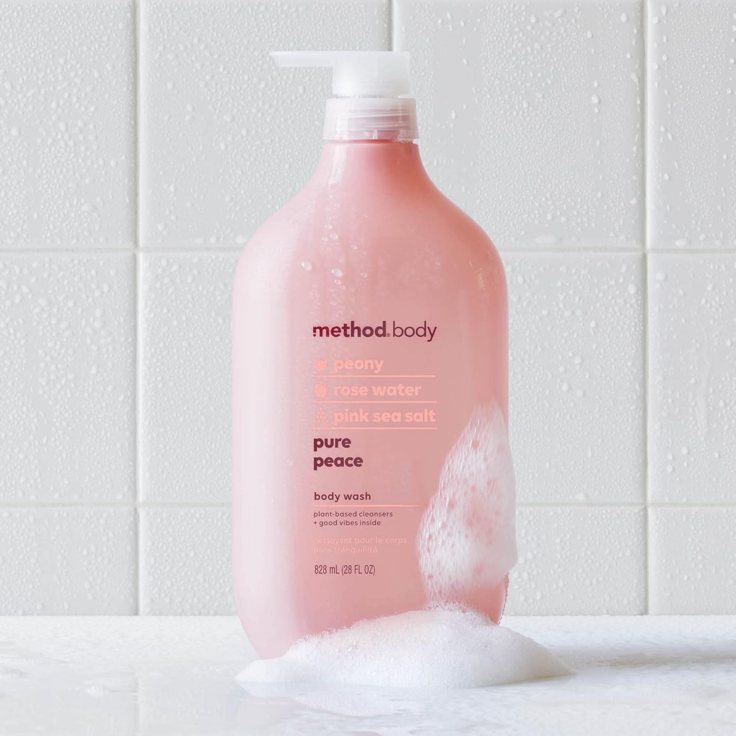 infused with coconut, rice milk, and shea butter for in-shower moisturization