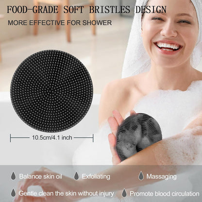 INNERNEED Food-Grade Baby Scrubber – Non-Irritating Bath Brush for Newborn and Toddler Skin