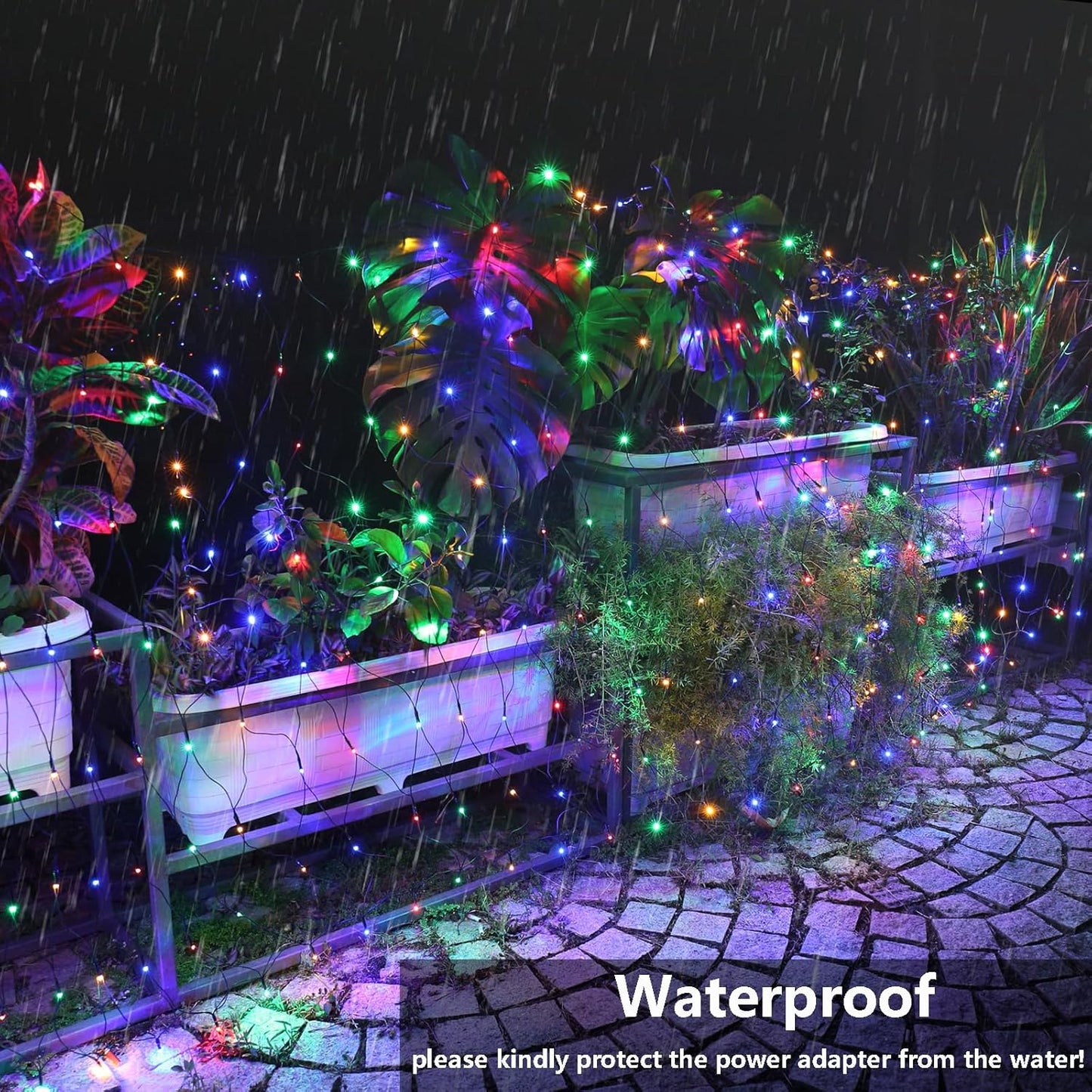 ip44 waterproof rating with high-strength plastic construction for outdoor durability