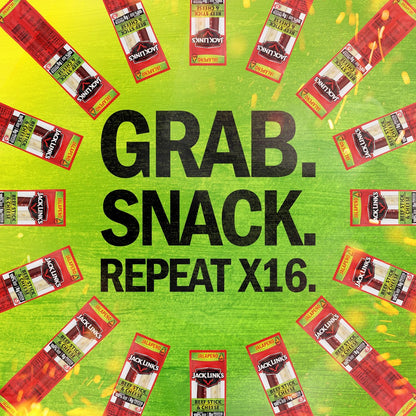 Jack Link's Jalapeno Beef & Cheese Combo – Portable Protein for Hunting Trips, 16 Count Box