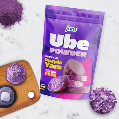 Jans Ube Powder for Baking, 5 oz | Thoughtful Gift for Filipino Food Lovers