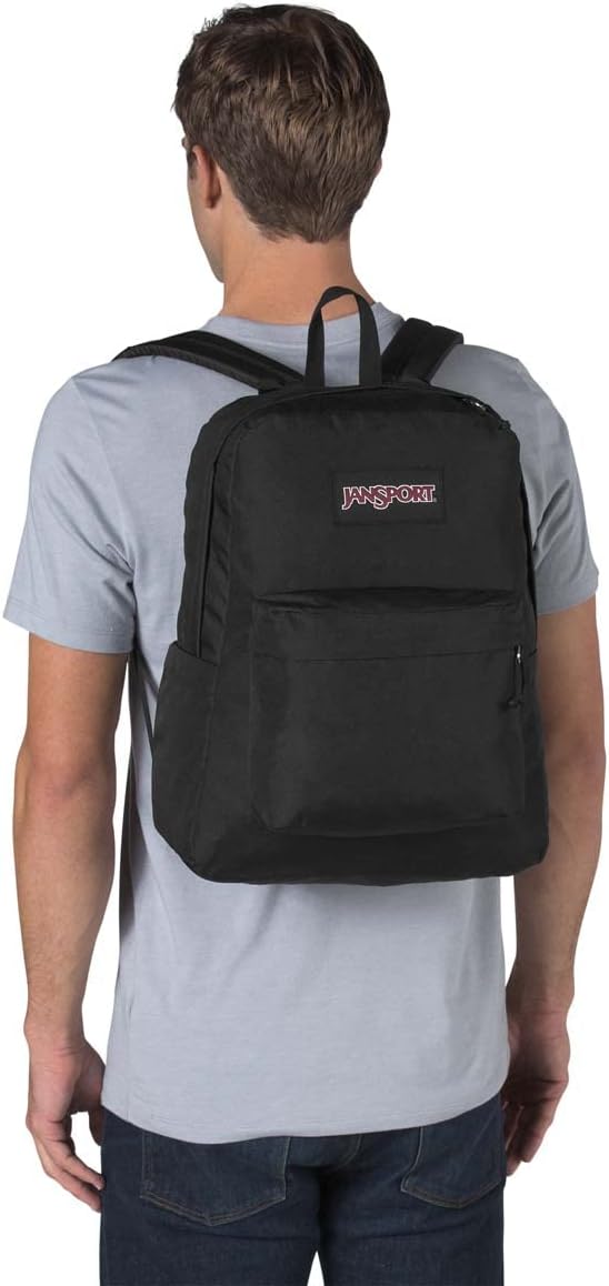 JanSport SuperBreak Plus Backpack – Simple Everyday Carry with 2 Compartments, Clutter-Free Design