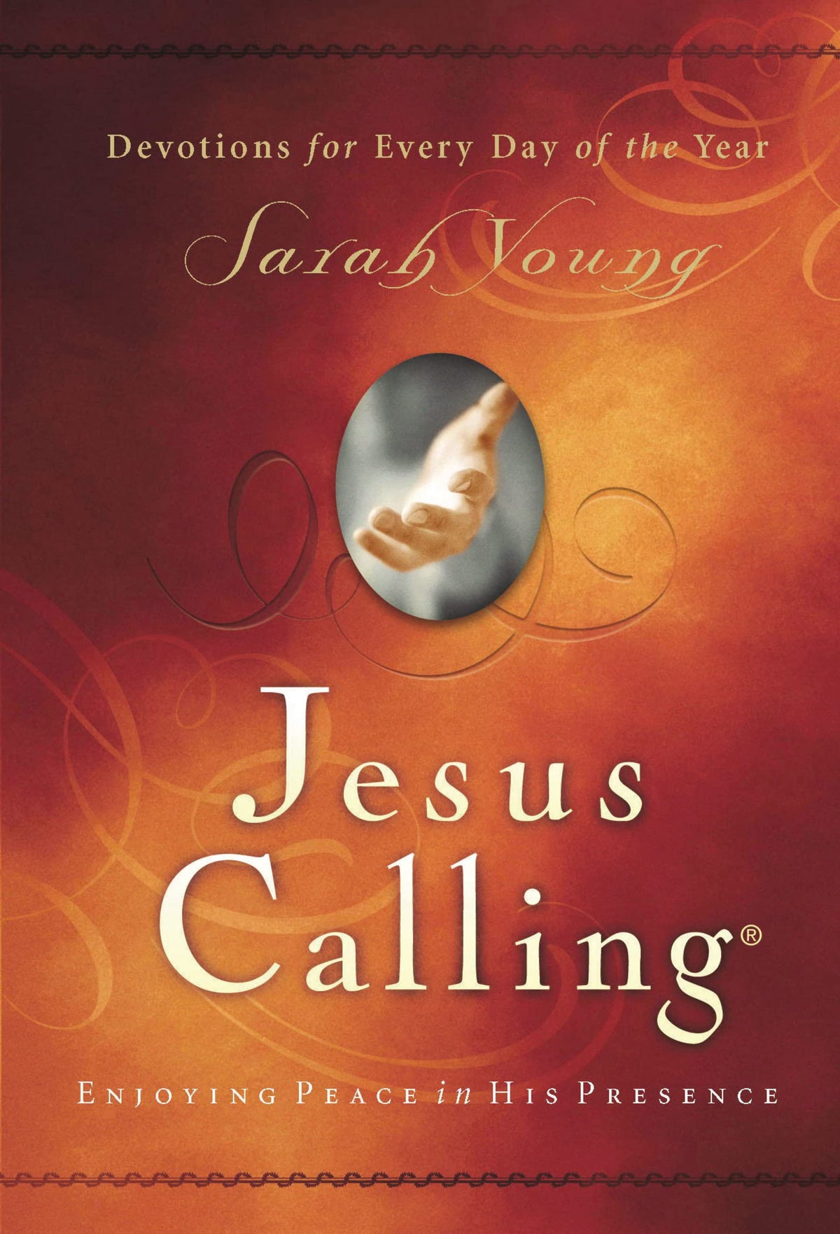 Jesus Calling Padded Hardcover Edition – Beautiful Display Devotional for Guest Room Shelf and Faith-Inspired Interiors