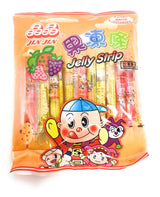 Jin Jin Jelly Strip - Fun Goody Bag Stuffer and Pinata Filler for Kids' Birthday Parties, Bulk 4-Pack