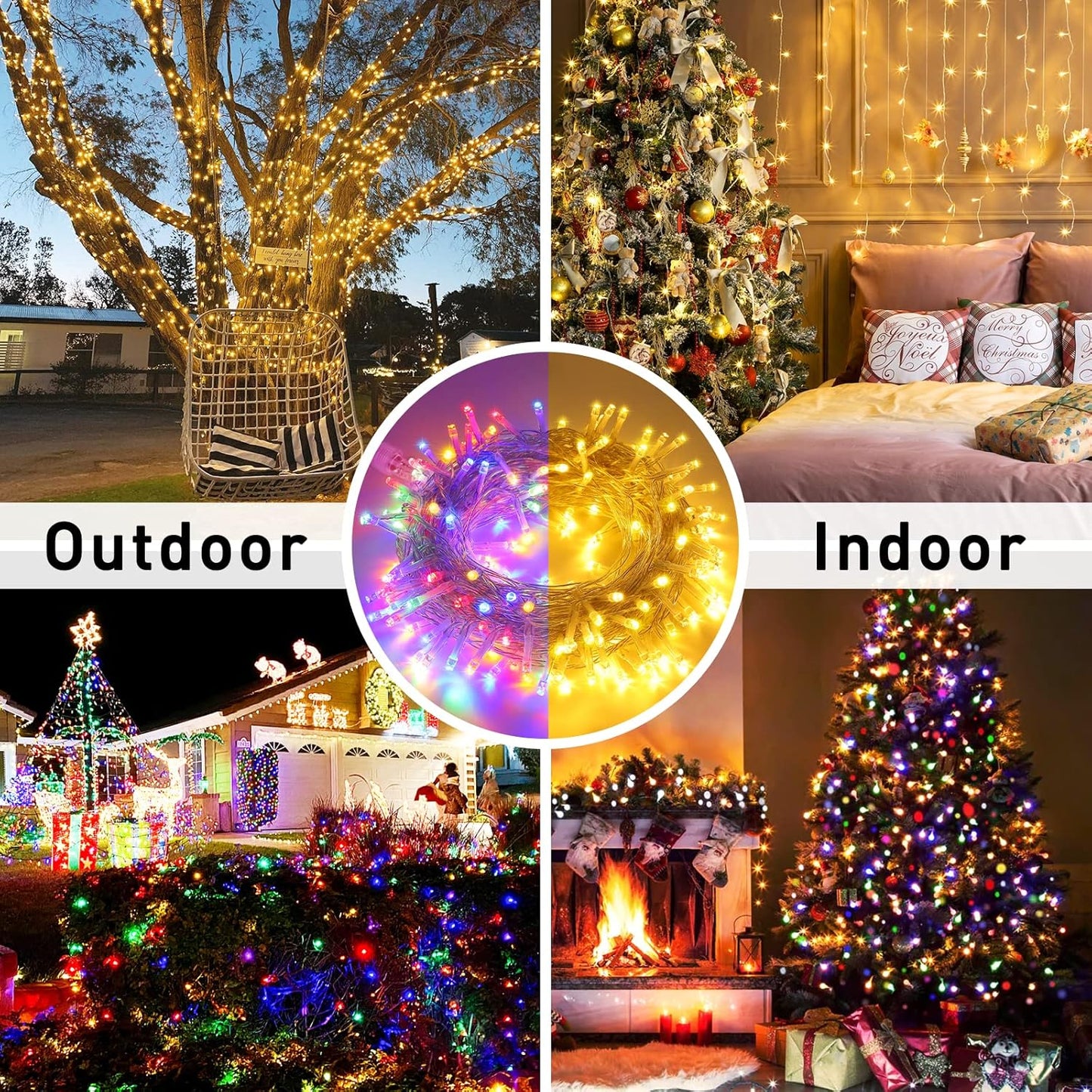 JMEXSUSS 66ft Color-Changing LED String Lights – Waterproof Patio Lights for Outdoor Dining, Camping, and Backyard Ambiance
