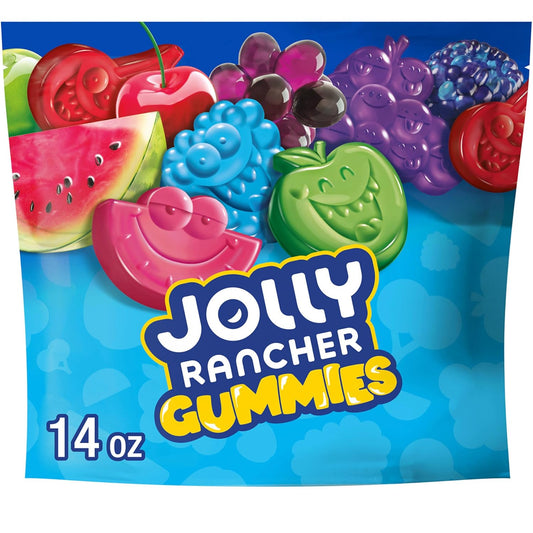 JOLLY RANCHER Gummies Assorted Fruit Flavored Candy Bag – Fun Last-Minute Gift for Coworkers, Teachers, and Neighbors with Fast Delivery
