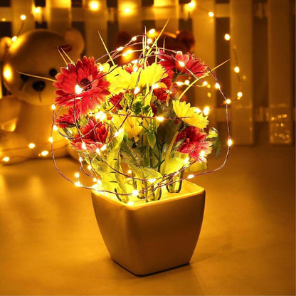 Joomer LED Fairy Lights Battery Operated – Cozy Bedroom String Lights for Living Room and Curtain Ambiance