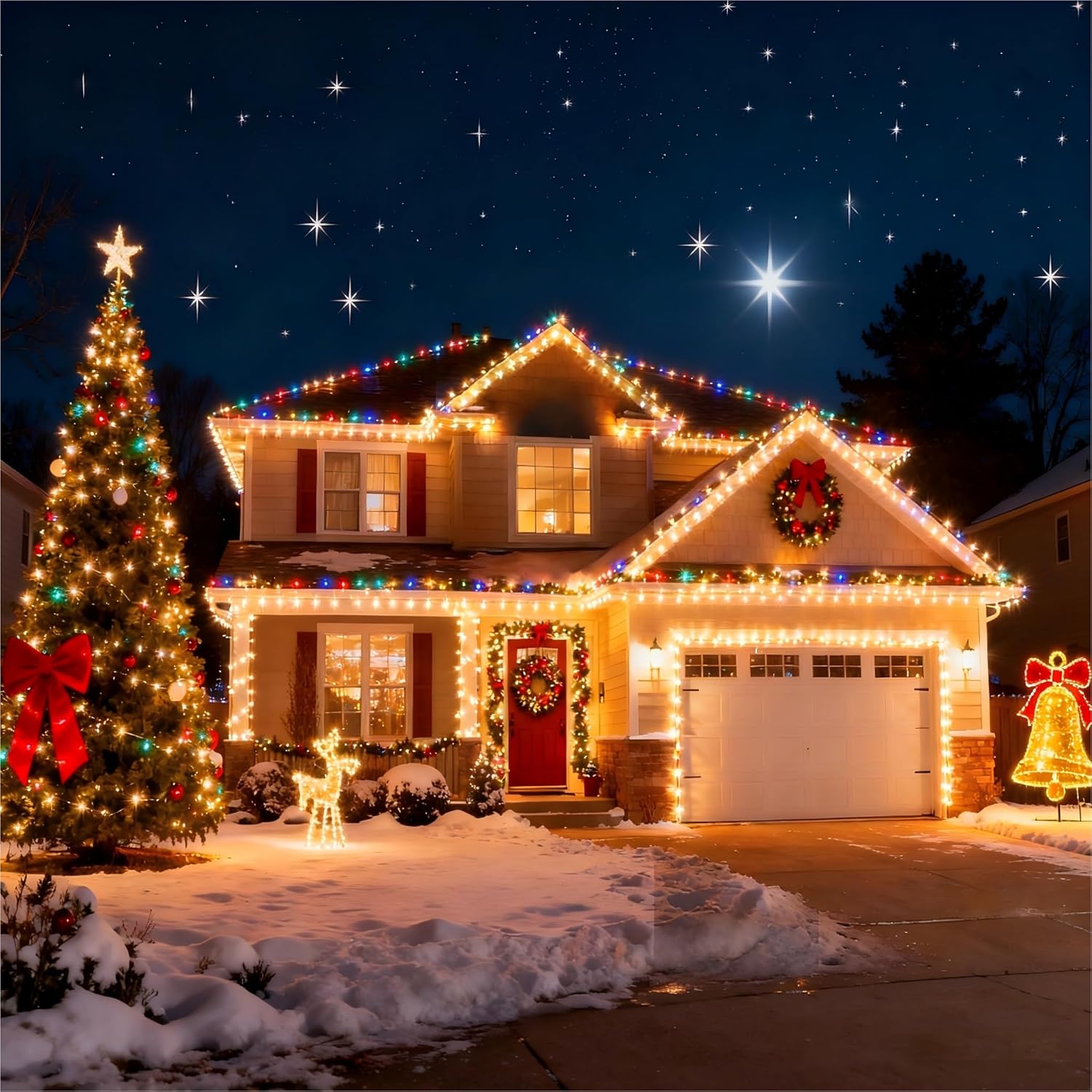 Joomer Waterproof String Lights – Patio and Pergola Lighting for Winter Gatherings
