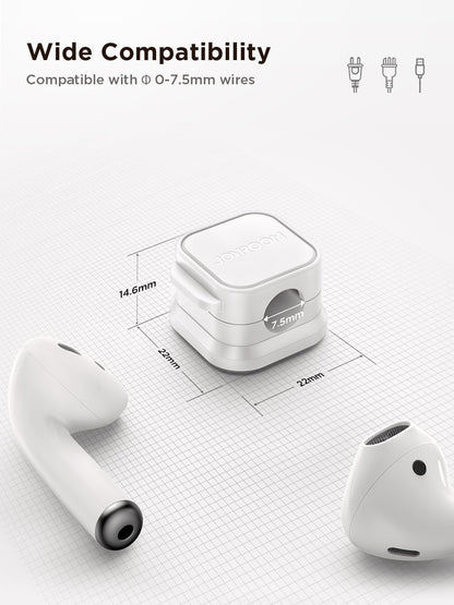 JOYROOM Magnetic Cable Clips for Home Office Desk, Under-Desk Wire Management for Remote Workers