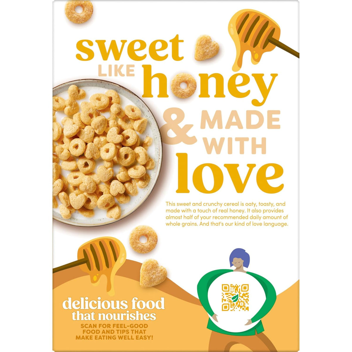 Kashi Non-GMO Honey Cereal – Wholesome Whole Grain Start to Support Digestive Wellness, 13.6oz Box