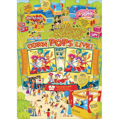 Kellogg's Corn Pops Cereal – Camping-Trip Breakfast Cereal for Quick Outdoor Mornings, 22.6 oz